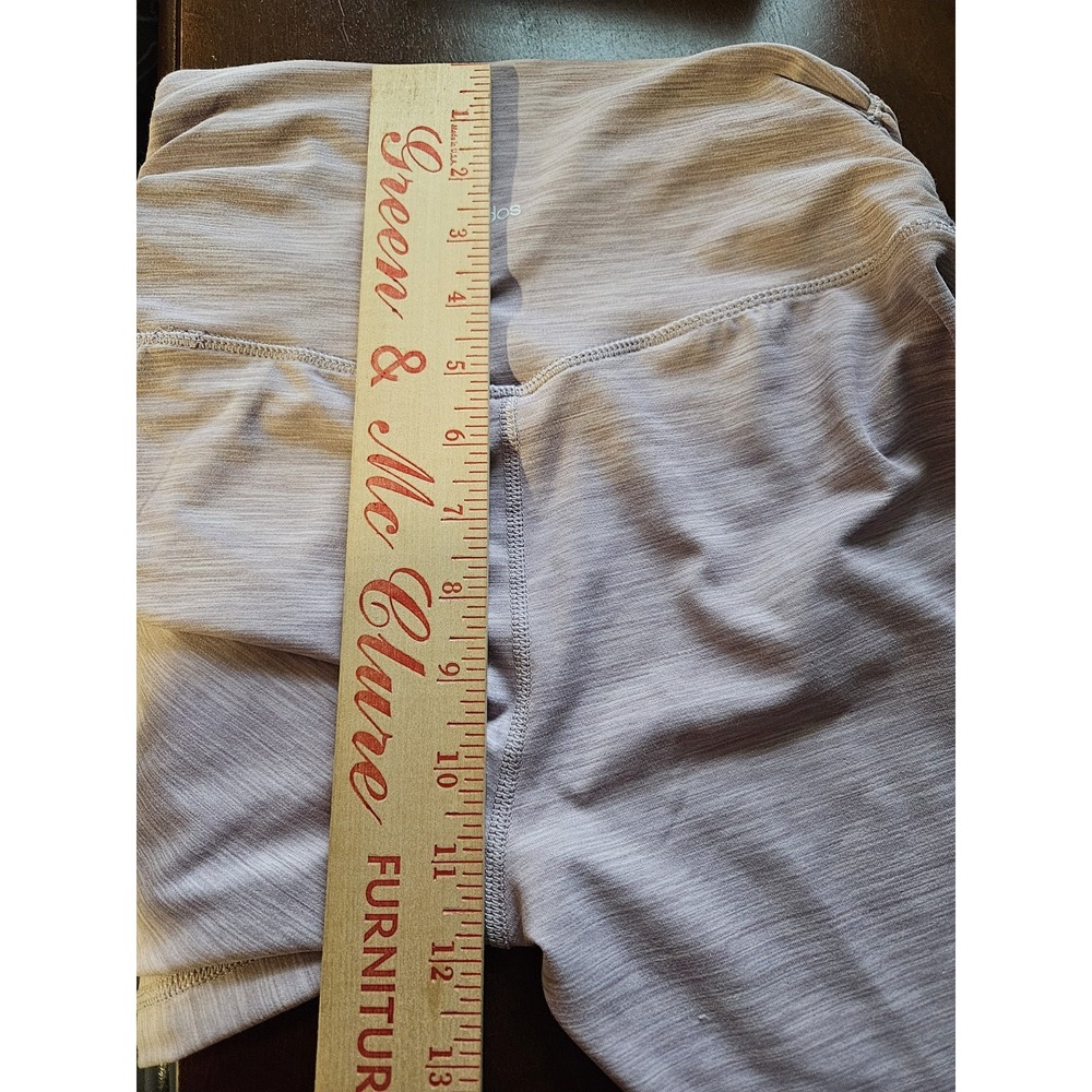 ODODOS XS High Waist Crossover Capri‎ Leggings Mauve Heather Stretch Athletic - Picture 9 of 10